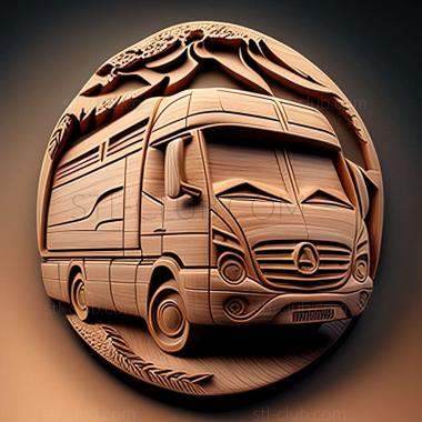 3D мадэль Mercedes Benz Sprinter (STL)